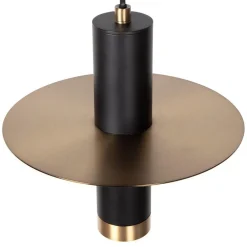 Straluma Hanglamp badkamer zwart met brons IP44><noscript><img width=