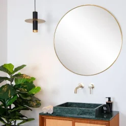 Straluma Hanglamp badkamer zwart met brons IP44><noscript><img width=