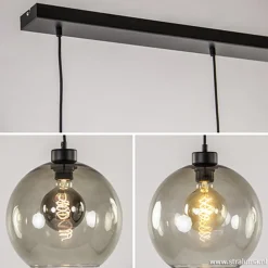 Straluma Hanglamp balk 3L smoke bolglas><noscript><img width=