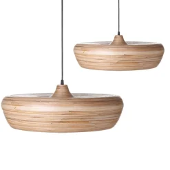 Straluma Hanglamp Bamboo Ufo 50cm></noscript> Keukenverlichting|Eetkamerverlichting