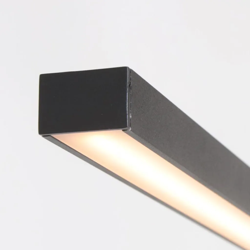 Straluma Hanglamp Bande zwart 122cm 2xdim cct> Hanglampen|Eettafellampen