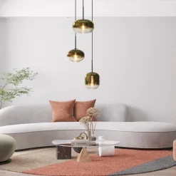 Straluma Hanglamp Bellini 3L zwart+gradient gold><noscript><img width=