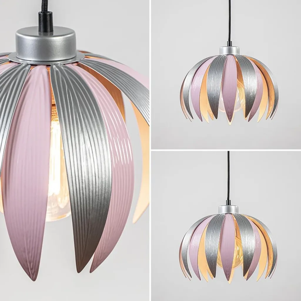 Straluma Hanglamp bloem kinderkamer grijs/roze> Kinderkamerverlichting|Hanglampen