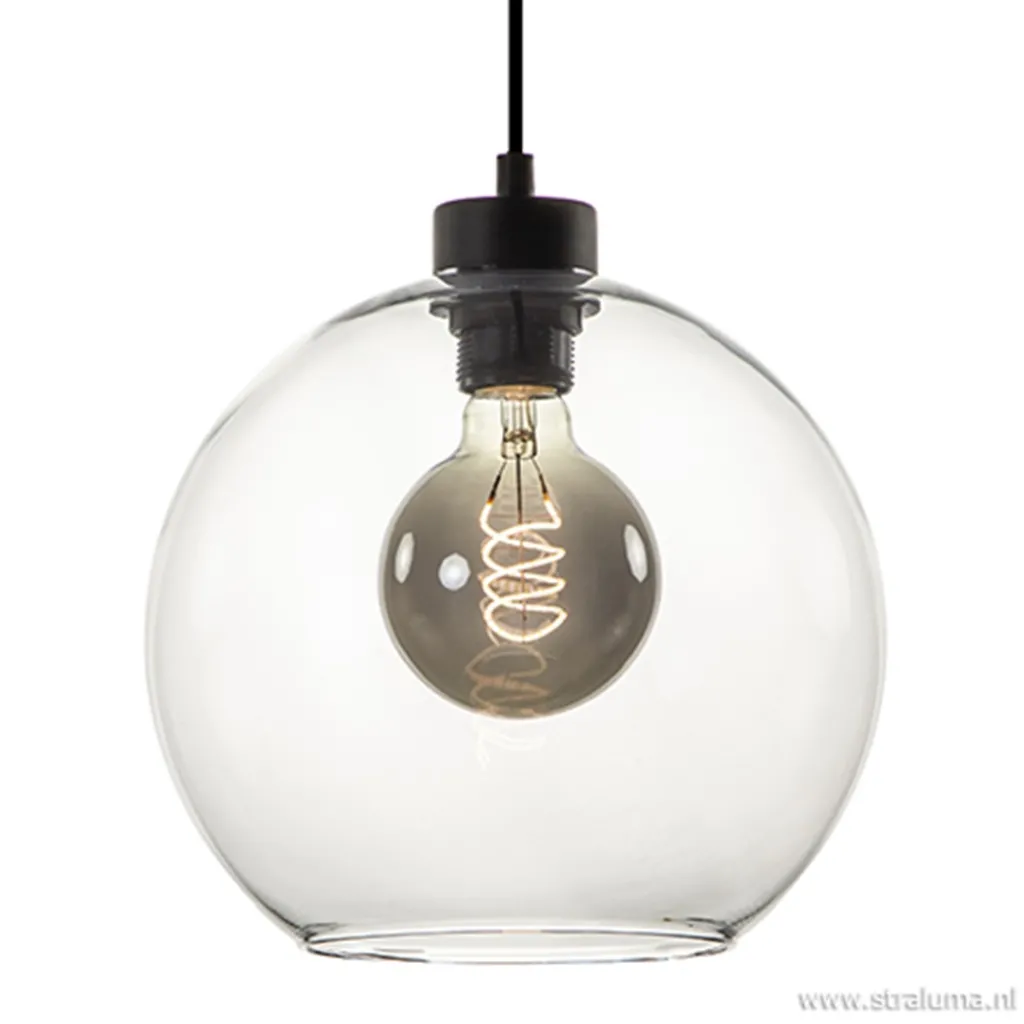 Straluma Hanglamp bol helder glas 25cm> Nachtkastlampen|Pendel Lampen