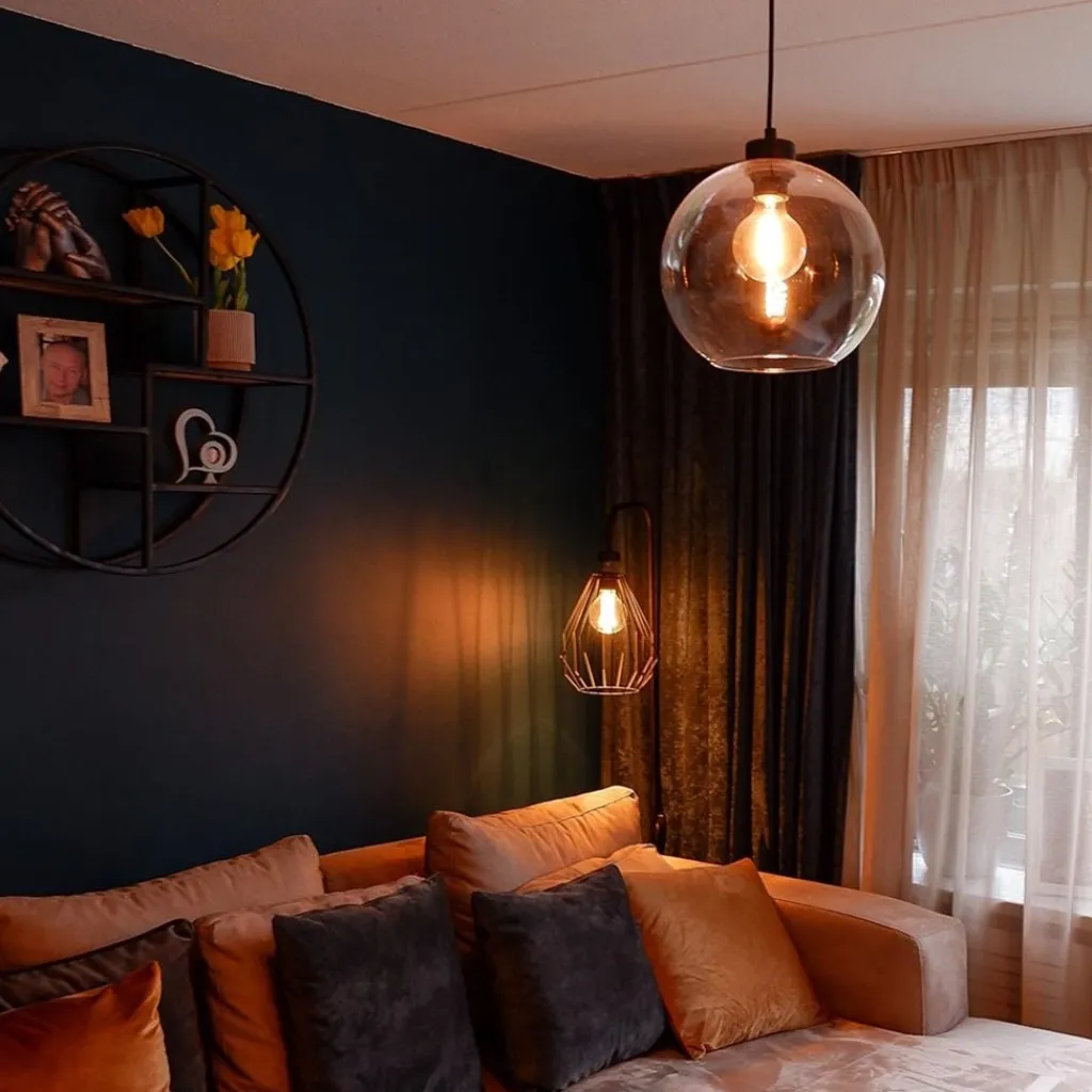 Straluma Hanglamp bol helder glas 25cm> Nachtkastlampen|Pendel Lampen