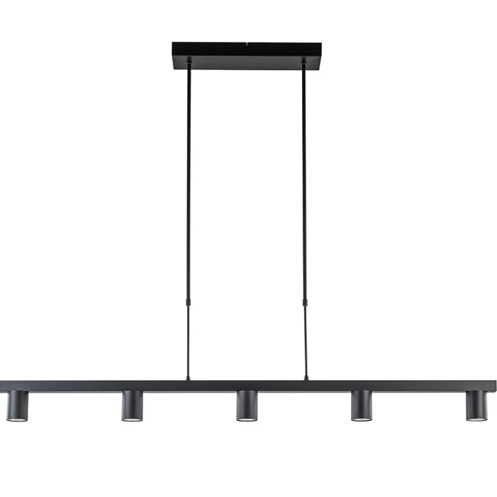 Straluma Hanglamp Bounce 5L tube spot zwart> Eettafellampen|Keukenverlichting