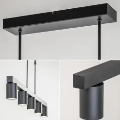 Straluma Hanglamp Bounce 5L tube spot zwart><noscript><img width=