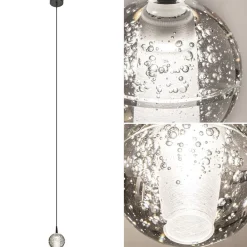 Straluma Hanglamp Bubbles 1L zwart/helder dtw><noscript><img width=