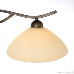 Straluma Hanglamp Capri brons/Glas></noscript> Eettafellampen|Woonkamerlampen