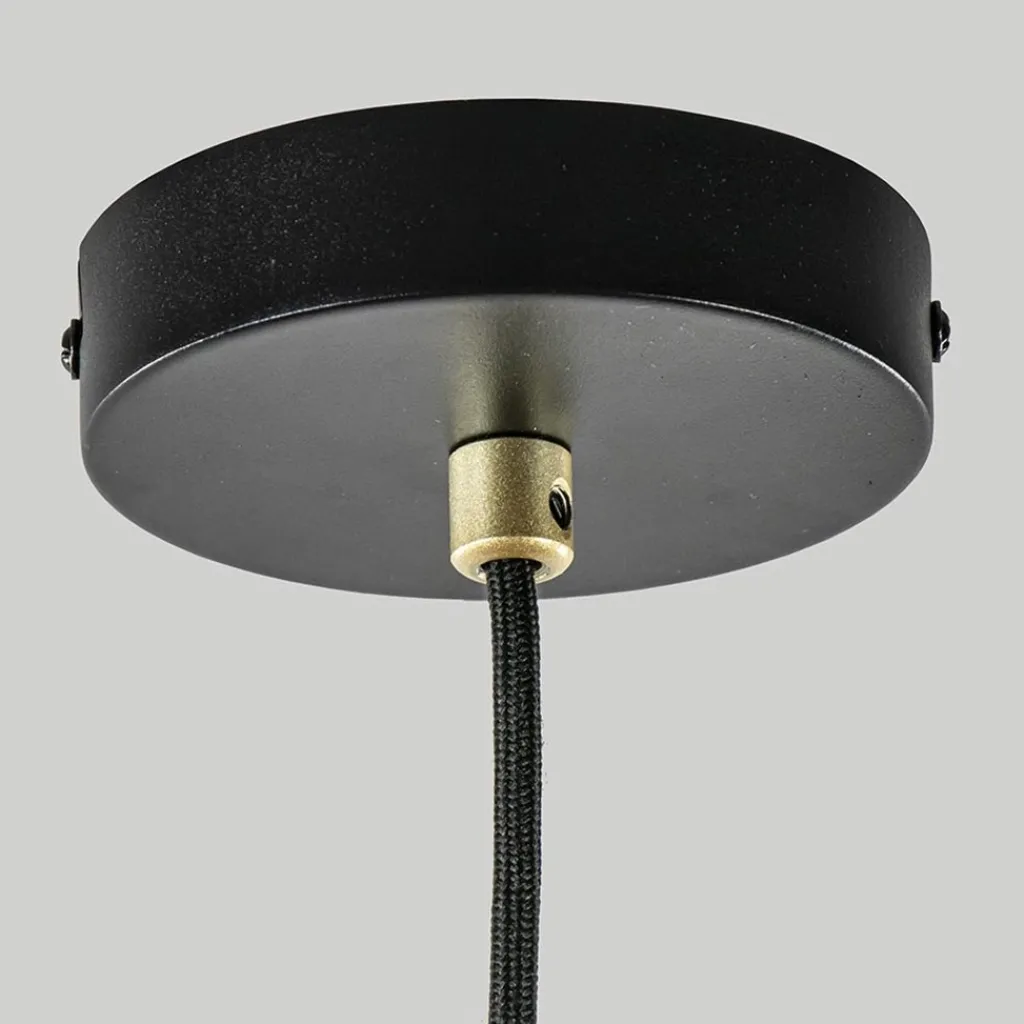 Straluma Hanglamp Claire 1L zwart/matgoud> Eetkamerverlichting|Hanglampen