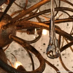 Straluma Hanglamp Como brons></noscript> Eettafellampen|Keukenverlichting