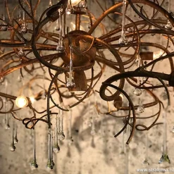 Straluma Hanglamp Como brons></noscript> Eettafellampen|Keukenverlichting