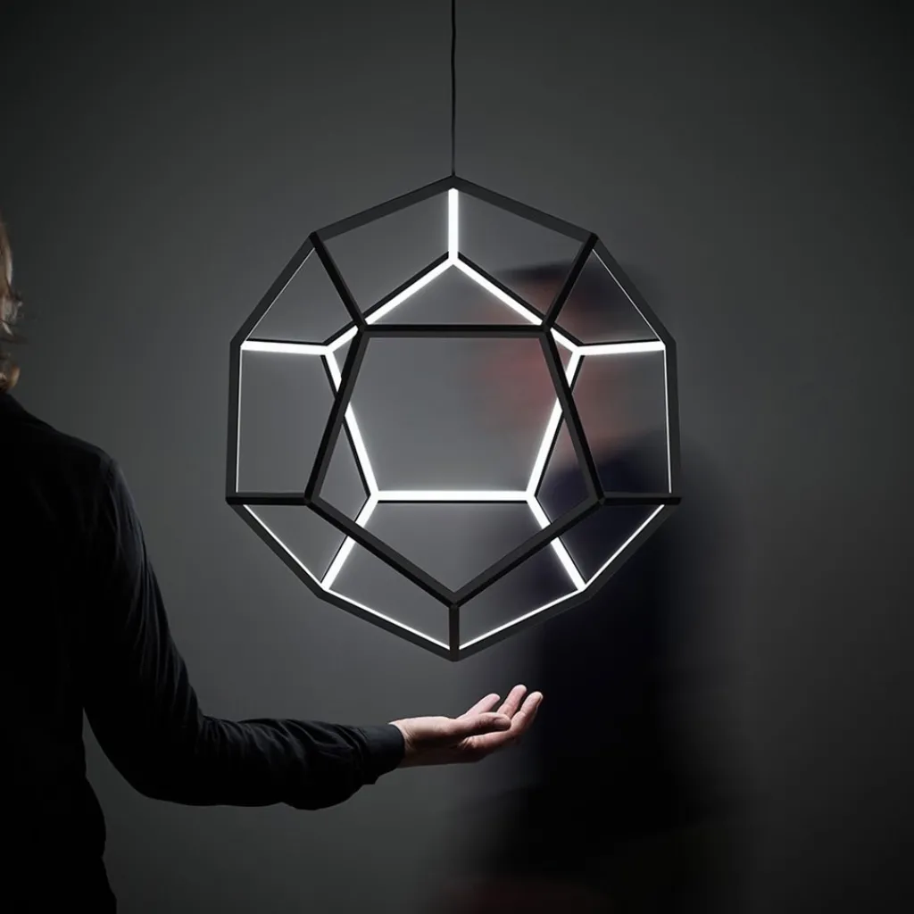 Straluma Hanglamp Dodeca 50 zwart> Hanglampen|Eettafellampen