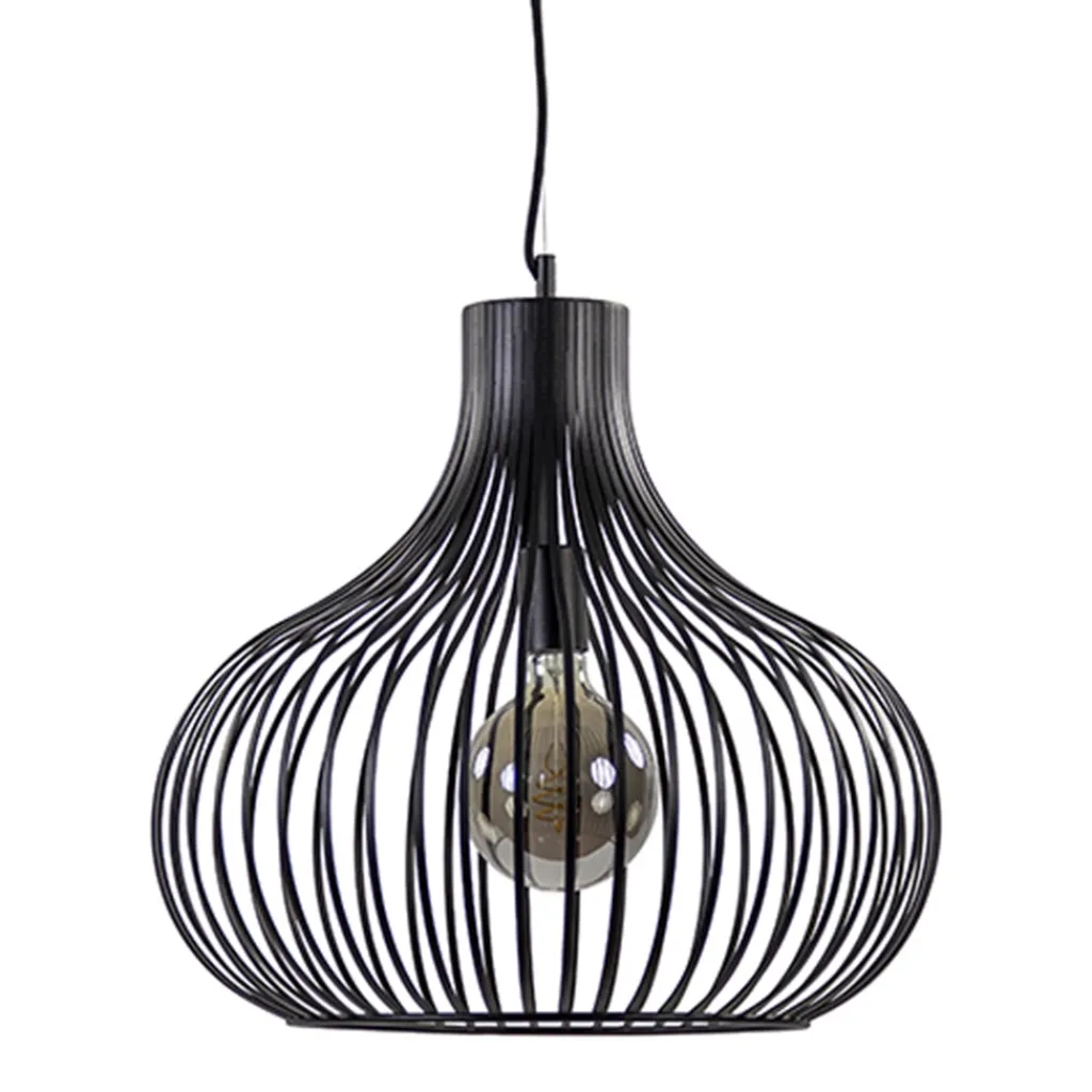 Straluma Hanglamp draad zwart groot 48cm> Eettafellampen|Draadlampen