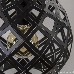 Straluma Hanglamp Emma bol zwart 30cm></noscript> Pendel Lampen|Woonkamerlampen