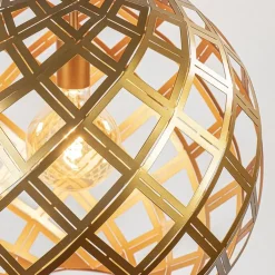 Straluma Hanglamp Emma 50cm matgoud></noscript> Slaapkamerlampen|Keukenverlichting