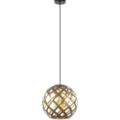 Straluma Hanglamp Emma 40cm matgoud> Woonkamerlampen|Slaapkamerlampen