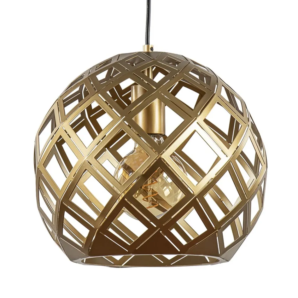 Straluma Hanglamp Emma 30cm matgoud> Keukenverlichting|Eetkamerverlichting