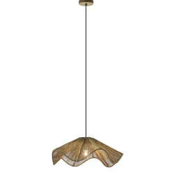 Straluma Hanglamp Fodara jute naturel Light and Living> Hanglampen|Eettafellampen