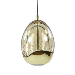 Straluma Hanglamp Golden Egg 1L zwart/goud> Hanglampen|Woonkamerlampen