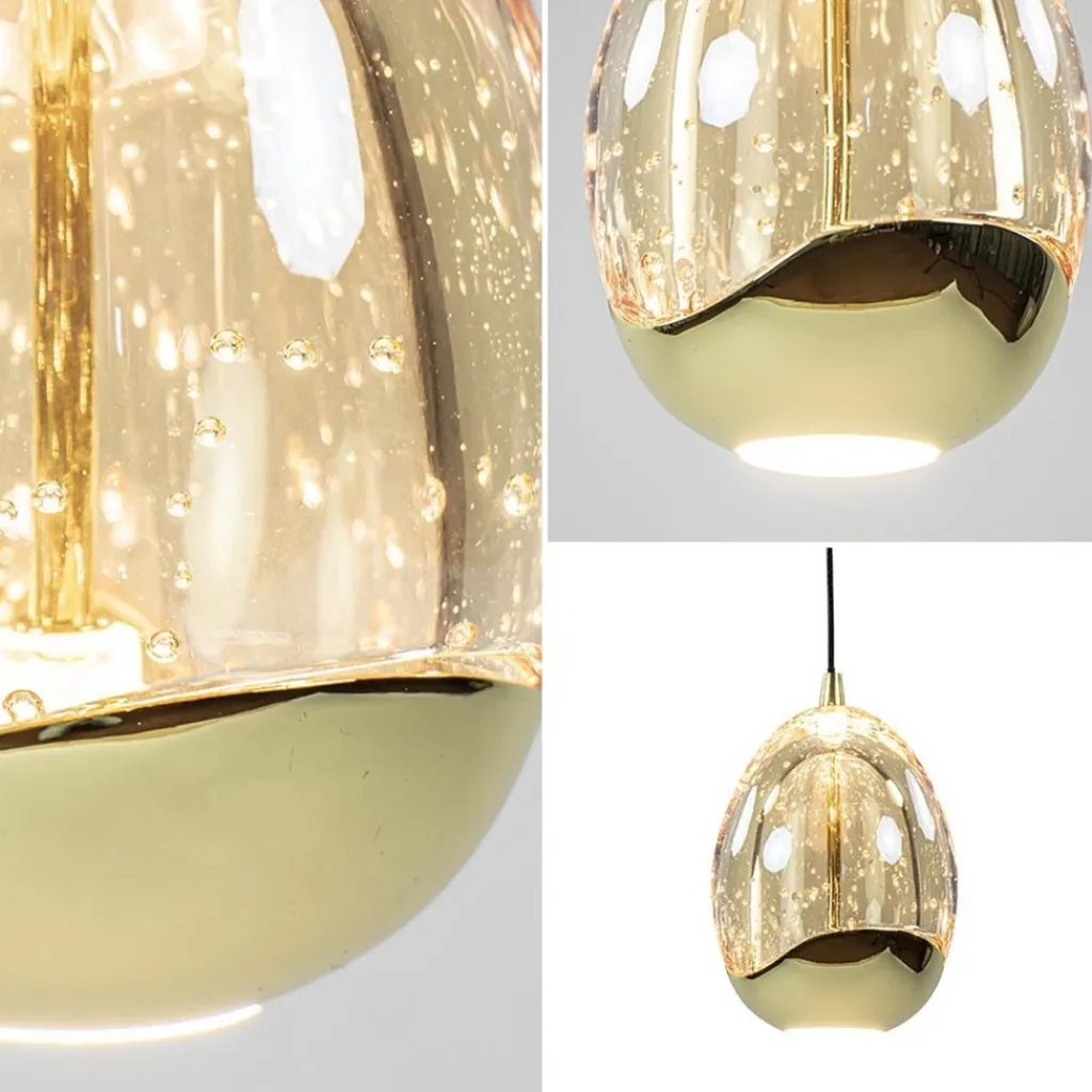Straluma Hanglamp Golden Egg 1L zwart/goud> Hanglampen|Woonkamerlampen