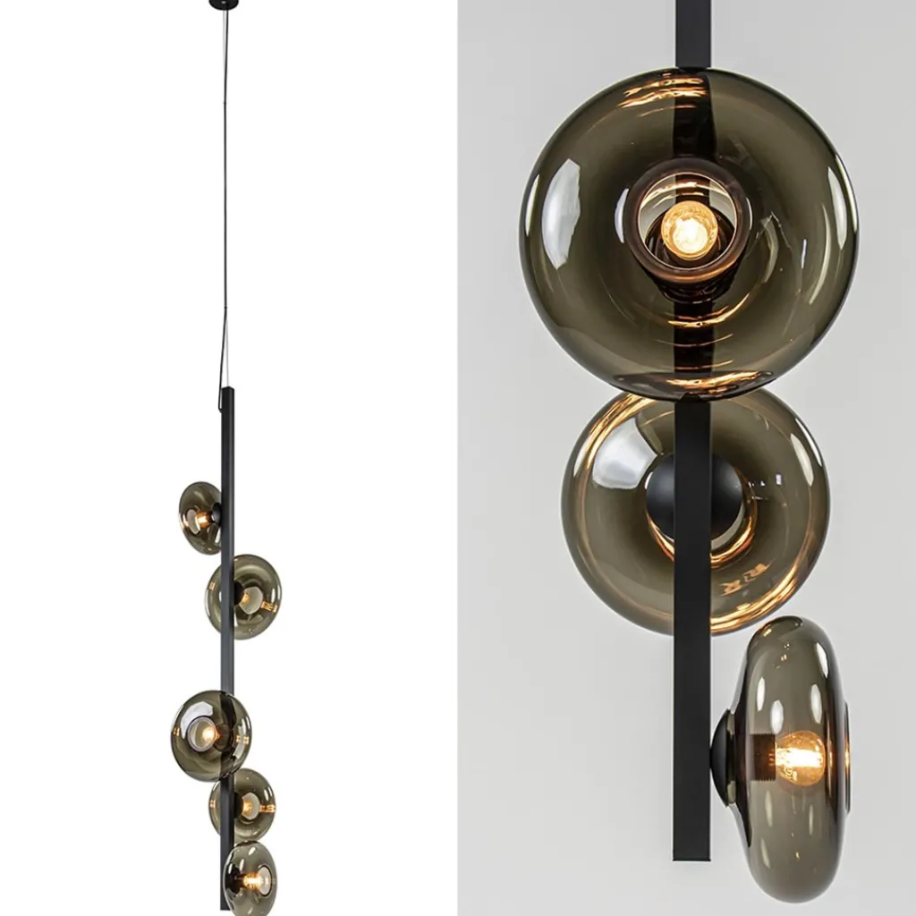 Straluma Hanglamp Hoseki verticaal zwart/smoke> Hanglampen|Videverlichting