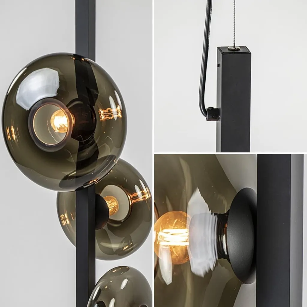 Straluma Hanglamp Hoseki verticaal zwart/smoke> Hanglampen|Videverlichting