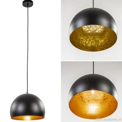 Straluma Hanglamp Jaicey bol zwart/goud><noscript><img width=