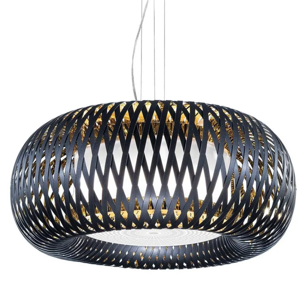 Straluma Hanglamp Kalatos zwart/goud 63cm> Eettafellampen|Slaapkamerlampen