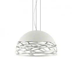 Straluma Hanglamp Kelly koepel 60cm wit> Videverlichting|Woonkamerlampen