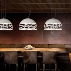 Straluma Hanglamp Kelly koepel 60cm wit></noscript> Videverlichting|Woonkamerlampen