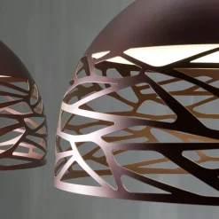 Straluma Hanglamp koepel brons 60cm 3xe27></noscript> Eettafellampen|Videverlichting