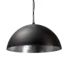 Straluma Hanglamp koepel 60cm gunmetal/silverleaf> Eettafellampen|Woonkamerlampen