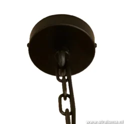 Straluma Hanglamp koepel 60cm gunmetal/silverleaf></noscript> Eettafellampen|Woonkamerlampen