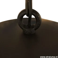 Straluma Hanglamp koepel 60cm gunmetal/silverleaf></noscript> Eettafellampen|Woonkamerlampen