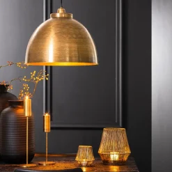 Straluma Hanglamp Kylie oud brons metaal 45 cm><noscript><img width=