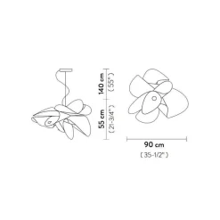 Straluma Hanglamp La Belle Etoile zwart 90cm></noscript> Hanglampen|Eetkamerverlichting