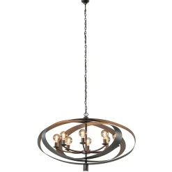 Straluma Hanglamp Malibu industrial dark> Eettafellampen|Keukenverlichting