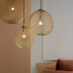 Straluma Hanglamp Moroc 50cm goud></noscript> Draadlampen|Light and Living