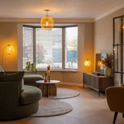 Straluma Hanglamp Moroc Light and Living goud><noscript><img width=