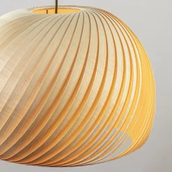 Straluma Hanglamp Nature 50cm hout naturel></noscript> Eettafellampen|Eetkamerverlichting