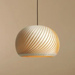 Straluma Hanglamp Nature 50cm hout naturel></noscript> Eettafellampen|Eetkamerverlichting