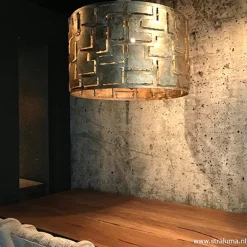 Straluma Hanglamp Pablo cil 55cm ambacht.zilver></noscript> Eettafellampen|Woonkamerlampen