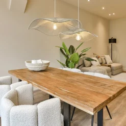 Straluma Hanglamp Rafa 70 katoendraad crème></noscript> Hanglampen|Eettafellampen