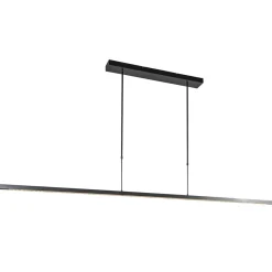 Straluma Hanglamp Real zwart up+down 2xpush dtw> Hanglampen|Eettafellampen