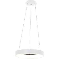 Straluma Hanglamp Ringlede wit 48cm> Hanglampen|Keukenverlichting