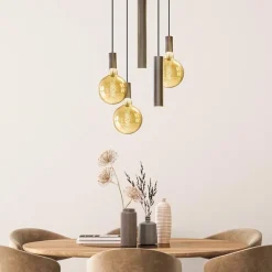 Straluma Hanglamp Riva 5l rond platinum><noscript><img width=