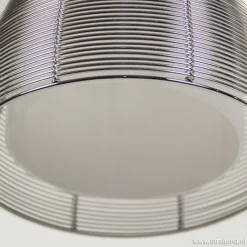 Straluma Hanglamp rond 3-lichts alu draad/glas></noscript> Eettafellampen|Draadlampen