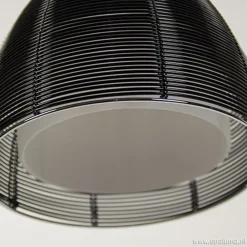 Straluma Hanglamp rond 3-lichts zwart draad/glas></noscript> Eettafellampen|Draadlampen