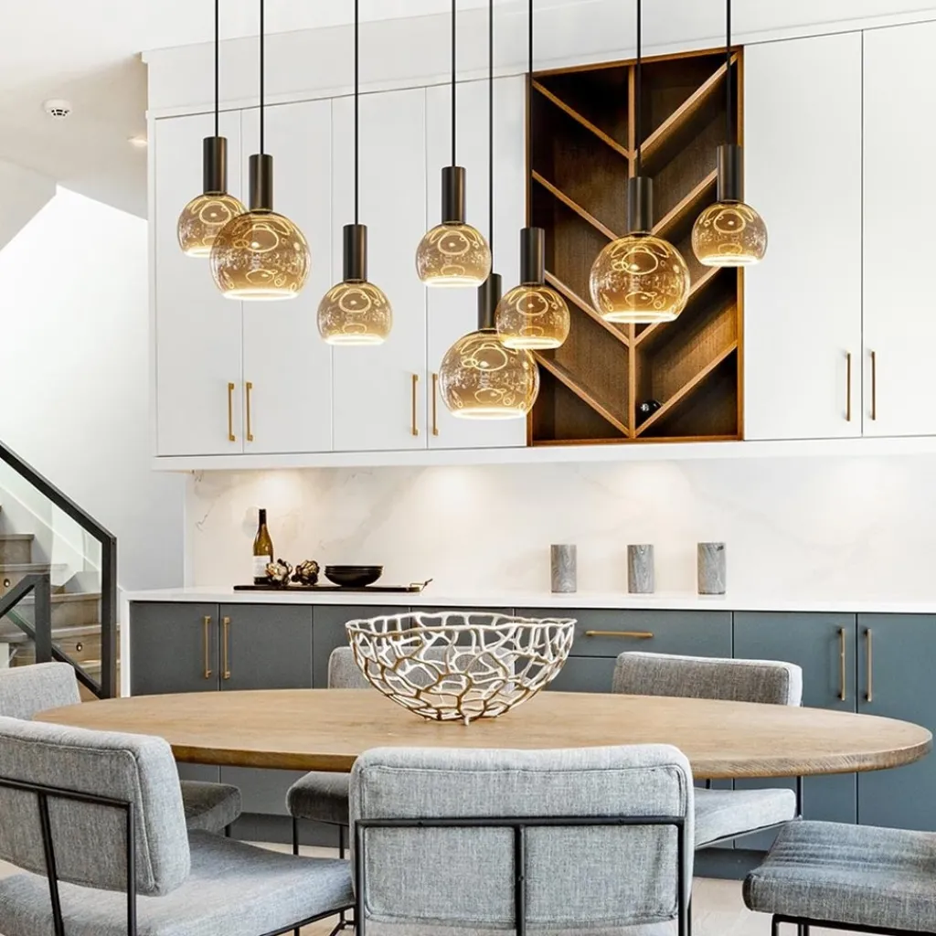 Straluma Hanglamp Segula 8L ovaal zwart> Eettafellampen|Kantoorverlichting